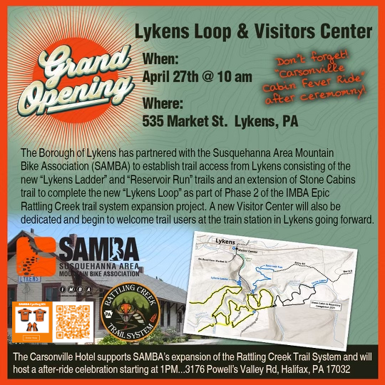 Lykens Loop & Visitor Center Grand Opening! + Cabin Fever Ride